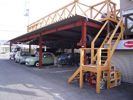 熊本市三島自動車様外壁改修・車庫増設工事